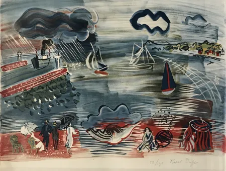 Lithografie Dufy - Seaside