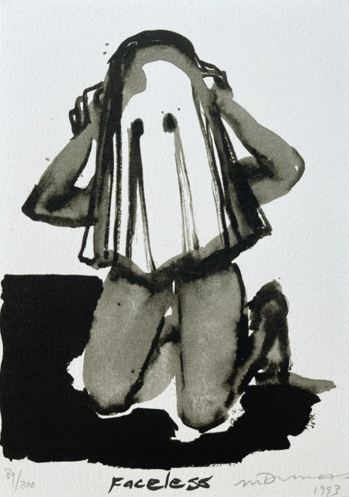 Lithografie Dumas - Faceless