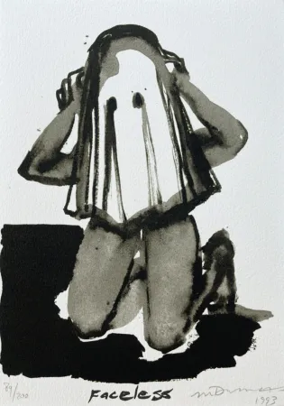 Lithografie Dumas - Faceless