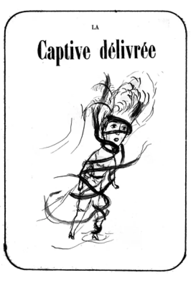 Lithografie Dutertre - La captive