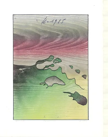 Houtsnede Eggenschwiler - Cocodrillo