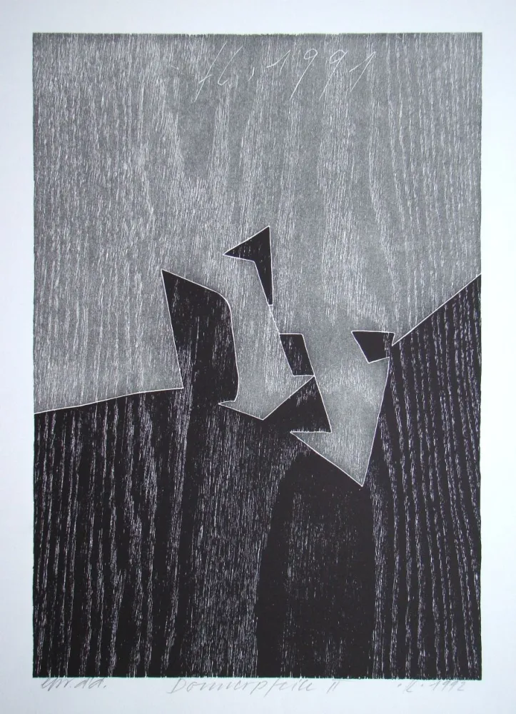 Houtsnede Eggenschwiler - Donnerpfeile II.