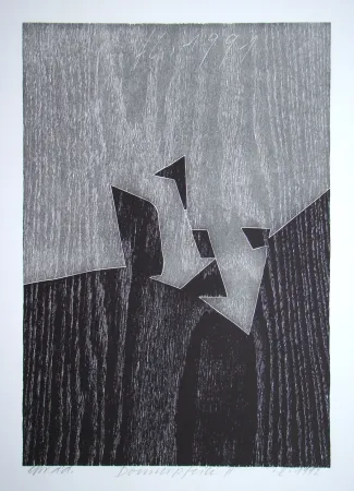 Houtsnede Eggenschwiler - Donnerpfeile II.