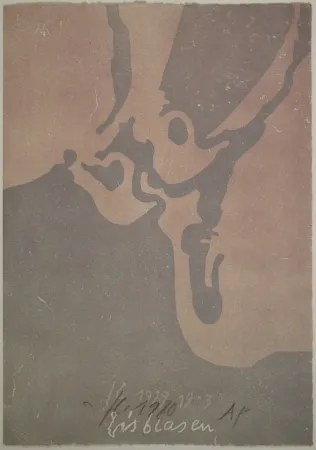 Houtsnede Eggenschwiler - Eisblasen