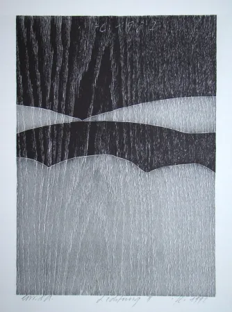 Houtsnede Eggenschwiler - Lichtung II.