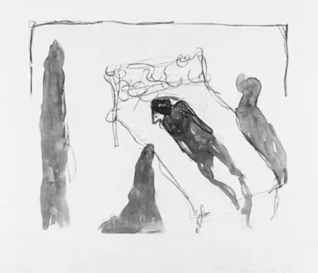 Lithografie Emin - She Watched