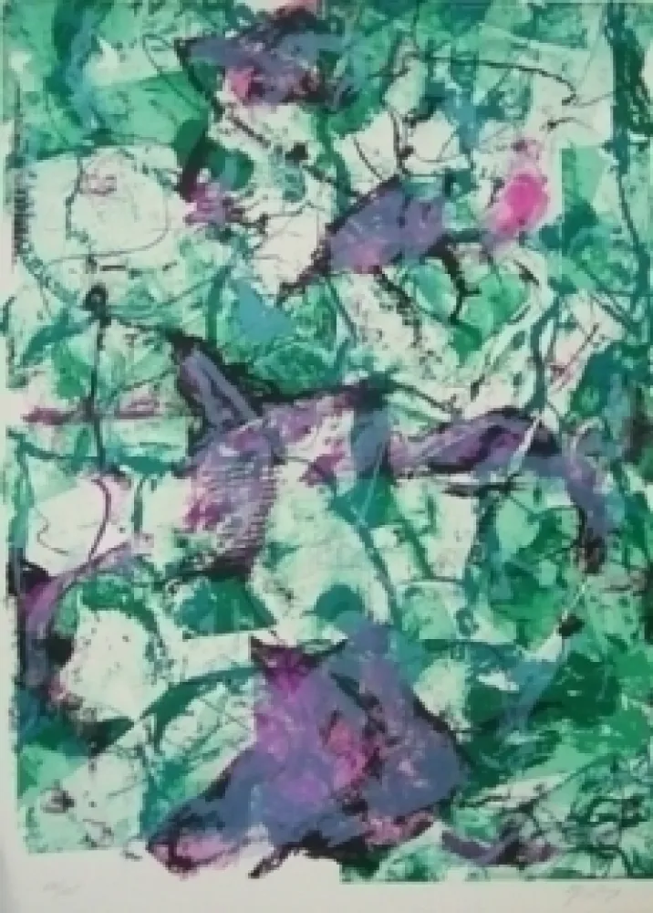 Lithografie En Jong - Monde imaginaire III