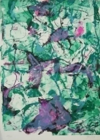 Lithografie En Jong - Monde imaginaire III