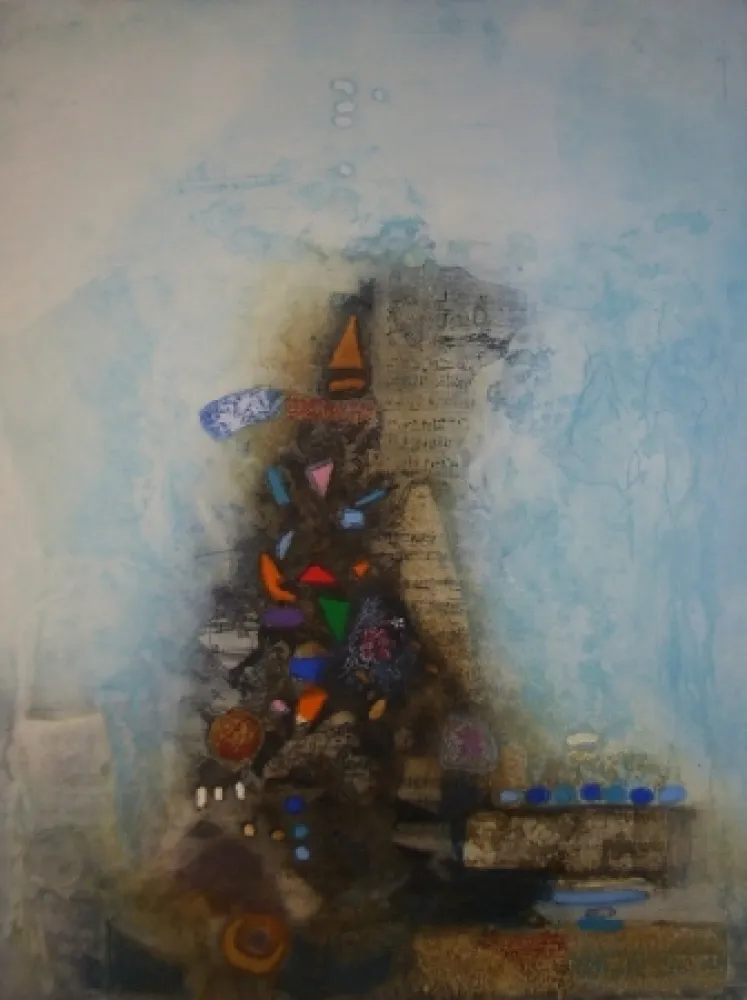 Ets En Aquatint Engel - AGITATO