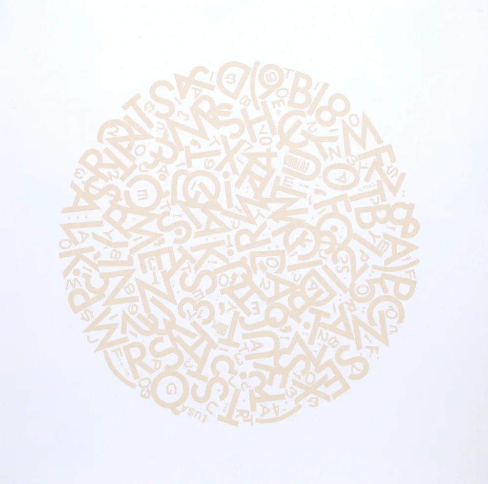 Geen Techniek Engel - The Alphabet (beige)