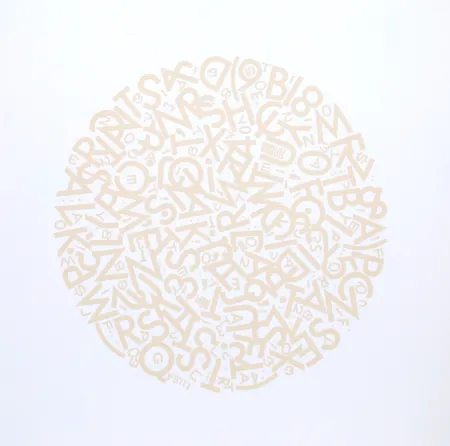 Geen Techniek Engel - The Alphabet (beige)