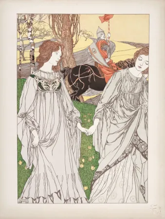 Lithografie Engels - Le Passant, 1897