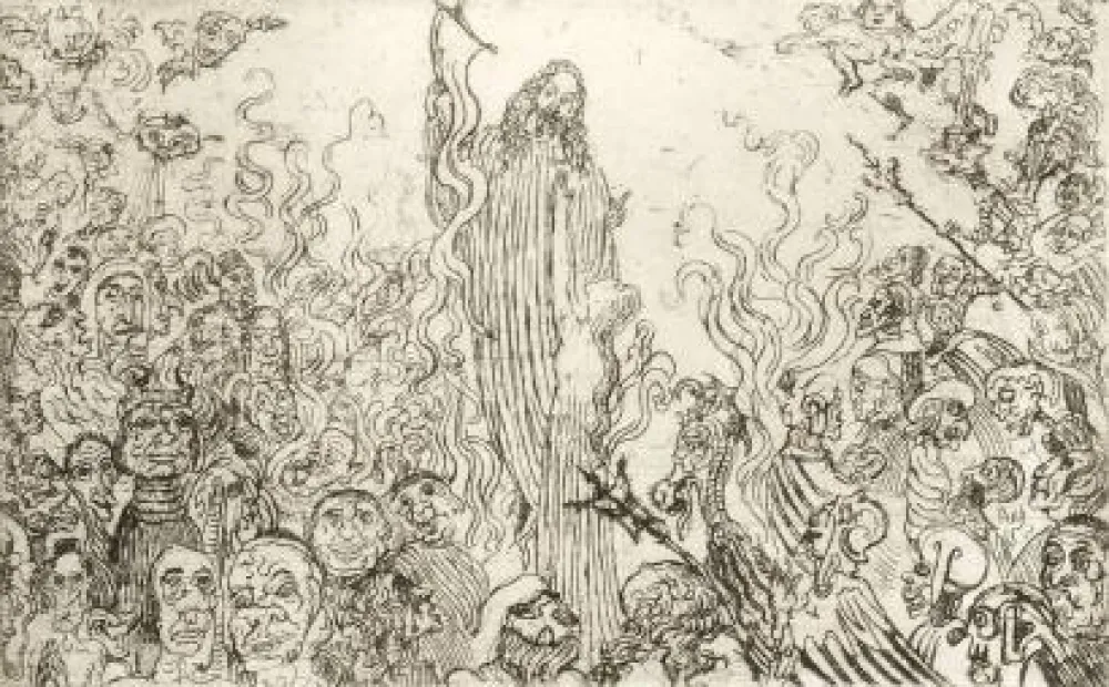 Ets Ensor - Christ descendant aux enfers