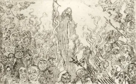 Ets Ensor - Christ descendant aux enfers