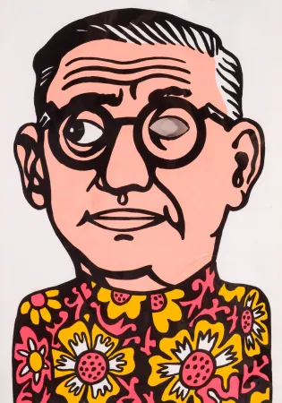 Zeefdruk Equipo Cronica - El mito de Sartre