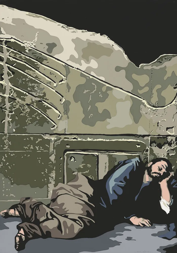 Zeefdruk Equipo Cronica - El sueño de Jacob, from Compositions Serie