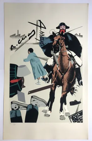 Zeefdruk Equipo Cronica - Ramon Casas Y Eduardo Arroyo como pretexto