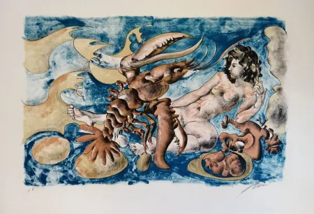 Lithografie Erni - Cancer