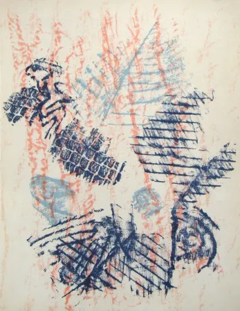 Lithografie Ernst - Composition abstrait