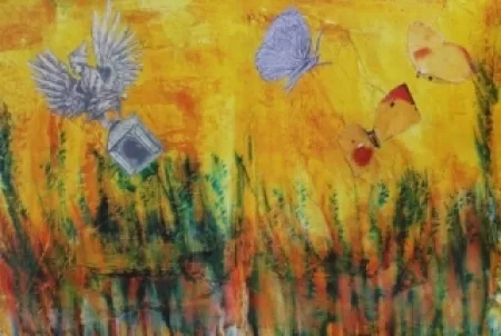 Lithografie Ernst - Entrance to the garden