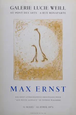 Lithografie Ernst - Galerie Lucie Weill, 1971
