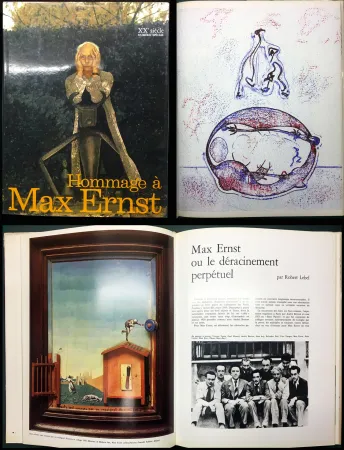 Geïllustreerd Boek Ernst - HOMMAGE A MAX ERNST - XXe Siècle - N° spécial 1971.