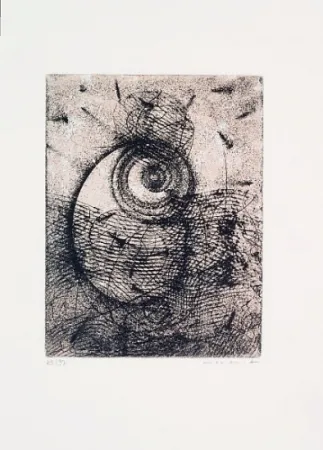 Ets En Aquatint Ernst - Hommage à Rimbaud 