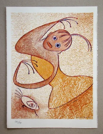 Lithografie Ernst - Hommage à San Lazzaro