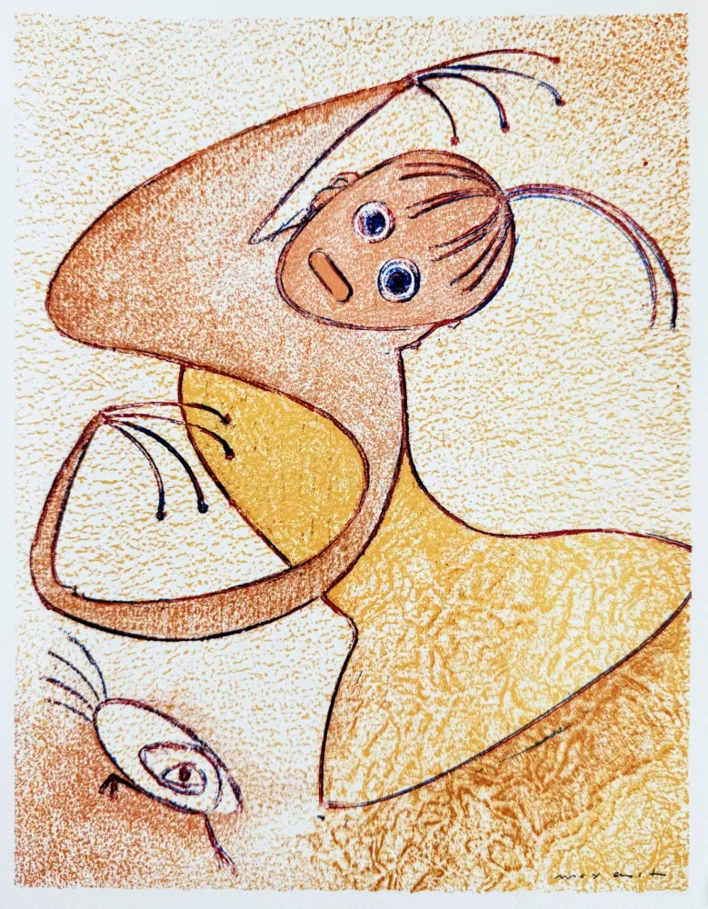 Lithografie Ernst - Hommage à San Lazzaro