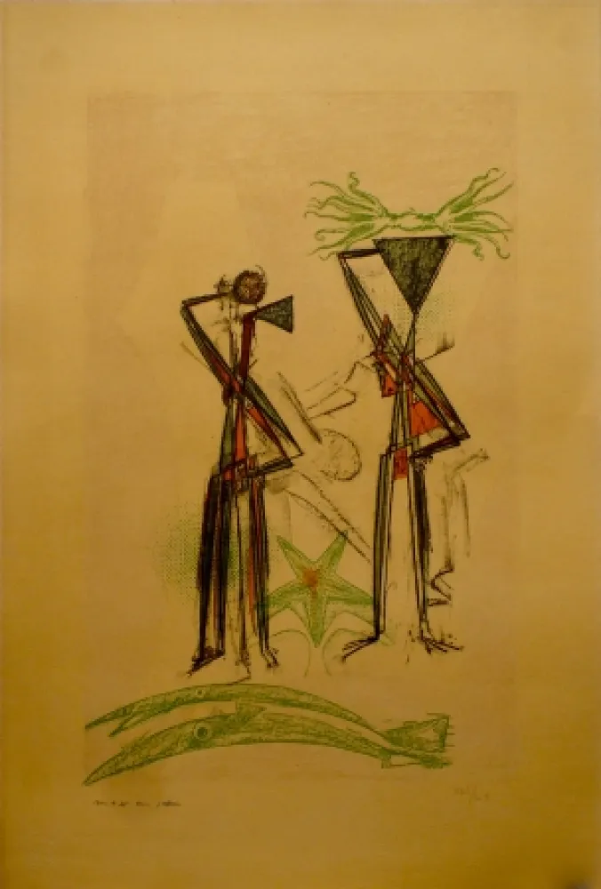 Lithografie Ernst - L' Etoile de Mer