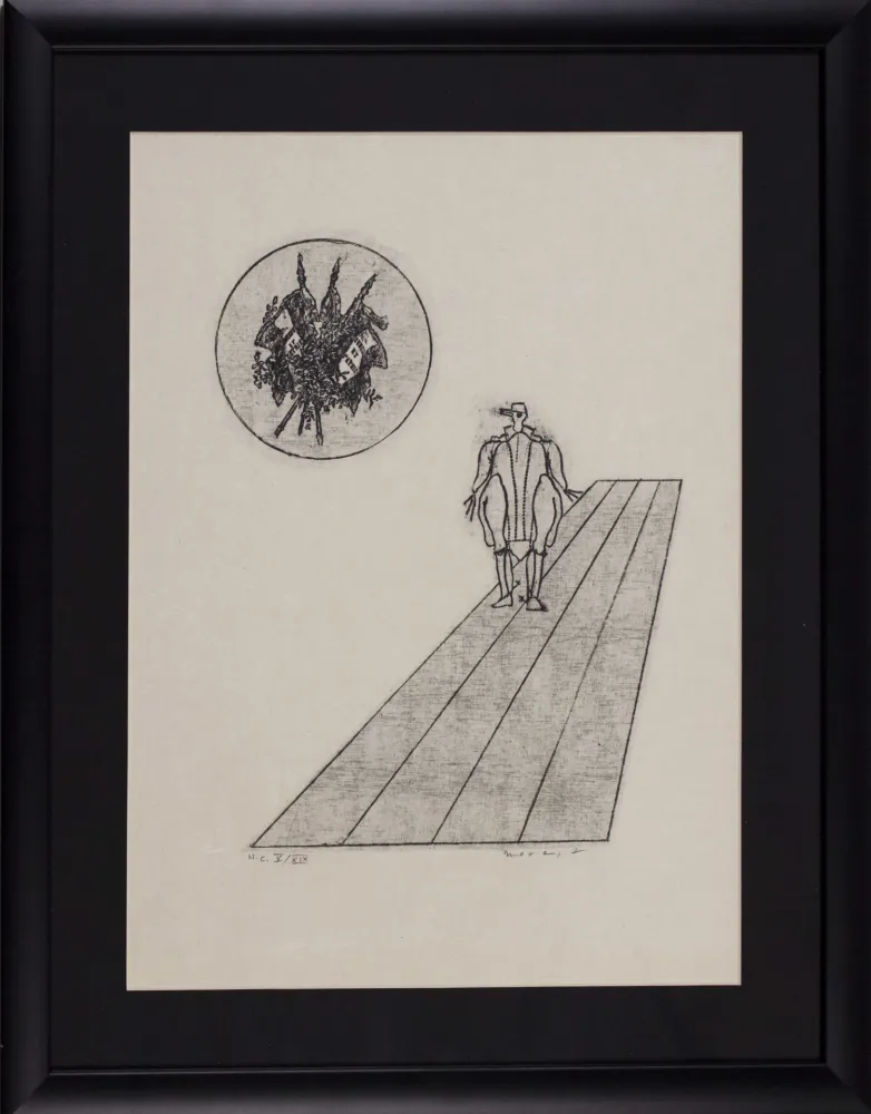 Lithografie Ernst - La ballade du soldat