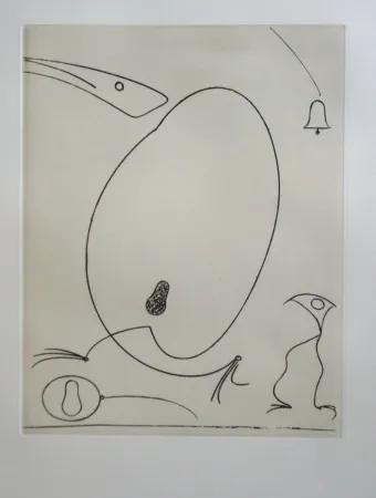 Ets En Aquatint Ernst - La cloche