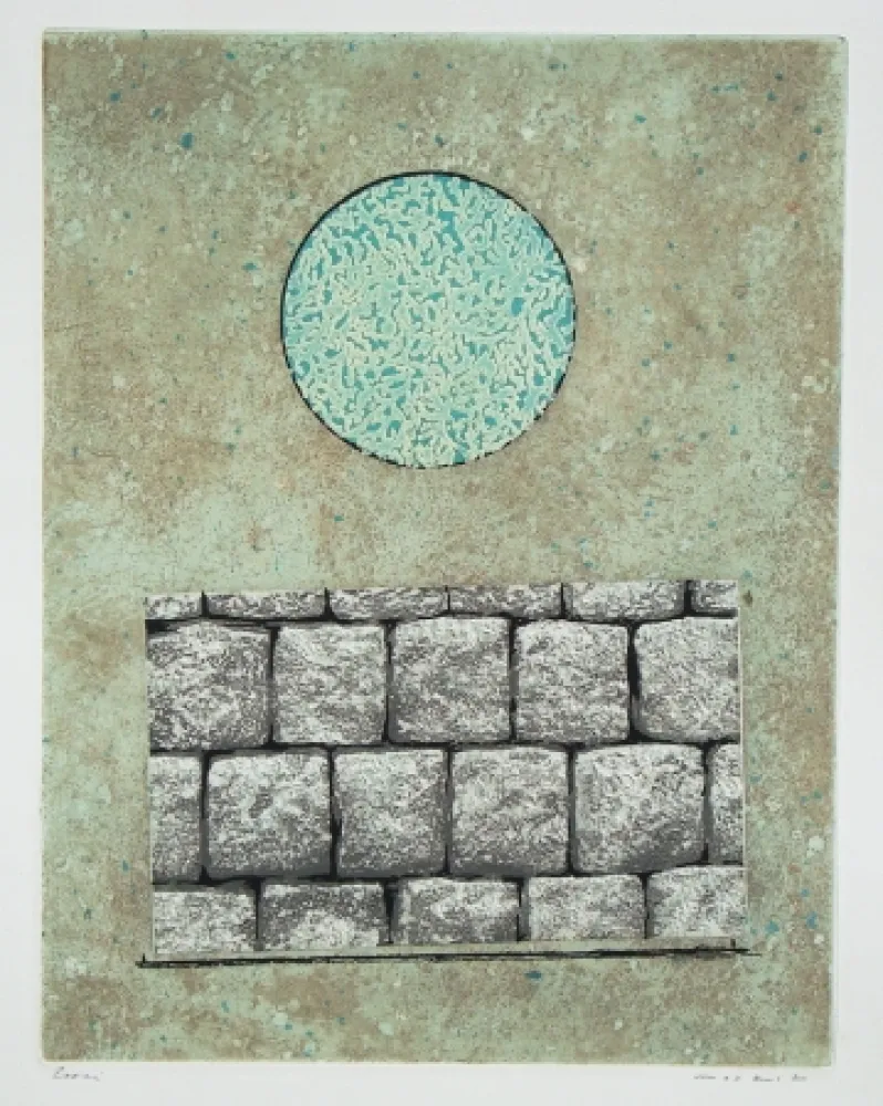 Ets En Aquatint Ernst - Le plus beau mur de mon royaume