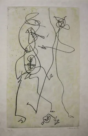 Ets En Aquatint Ernst - Les Chiens Ont Soif