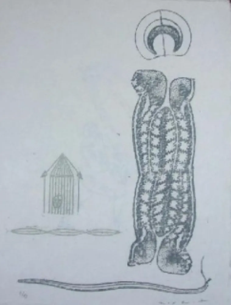 Linosnede Ernst - Lewis Caroll's Wunderhorn