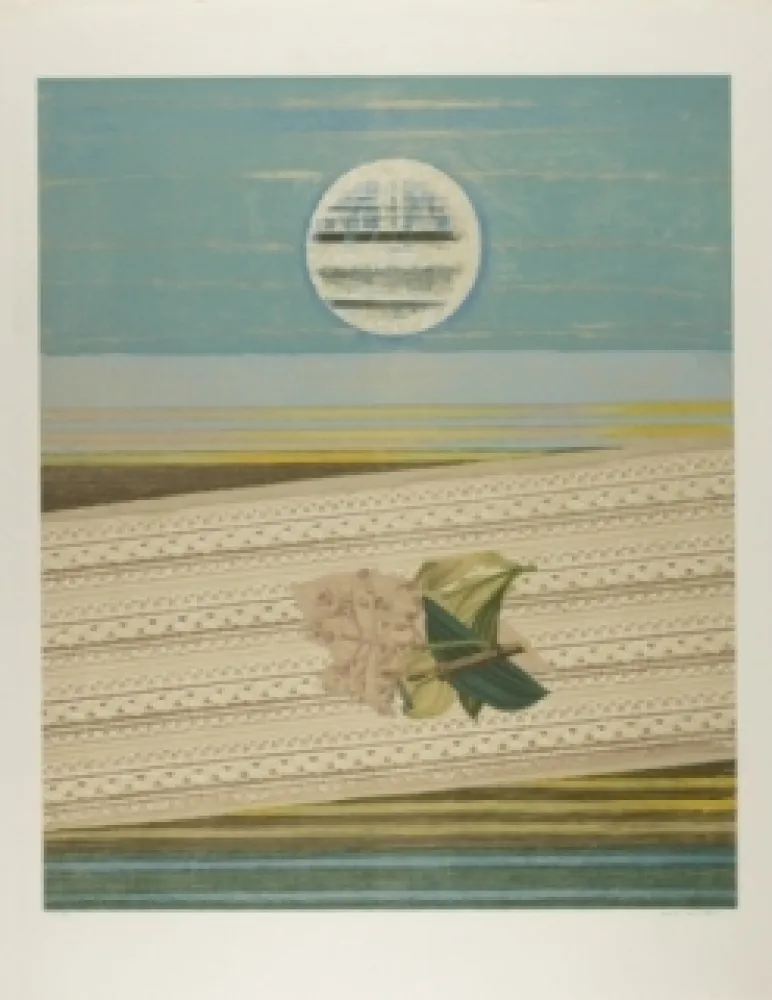 Lithografie Ernst - Mer et soleil