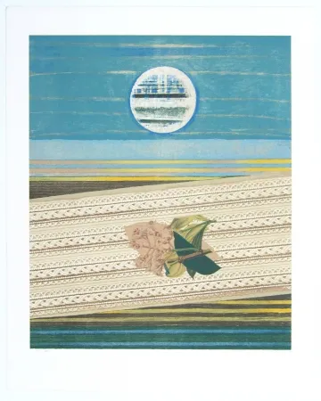 Lithografie Ernst - Mer et Soleil