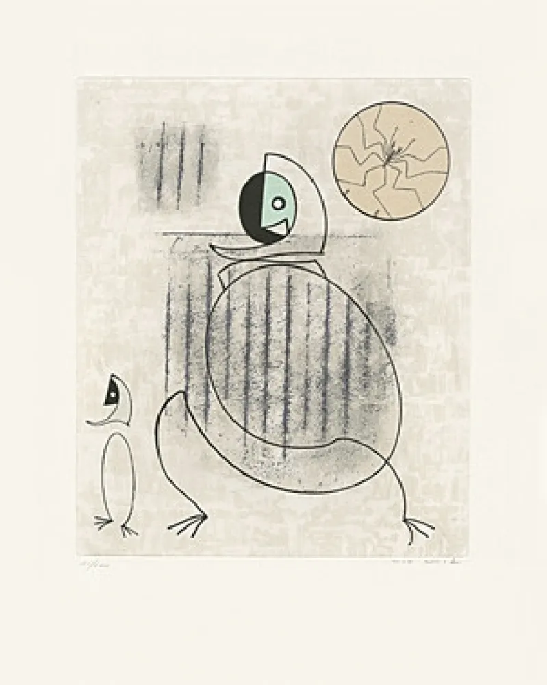 Ets En Aquatint Ernst - 