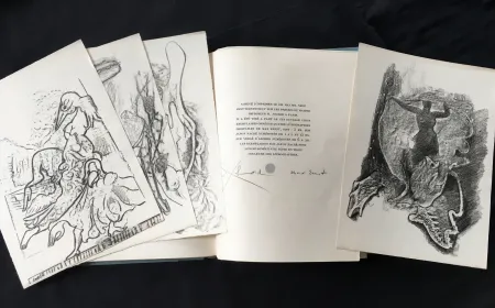 Geïllustreerd Boek Ernst - Paul Éluard : CHANSON COMPLÈTE. Avec 4 Lithographies de Max Ernst (1939)