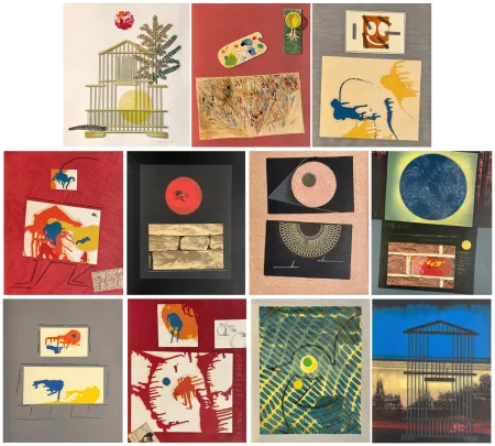 Lithografie Ernst - René Char. DENT PROMPTE. SUITE complète des 11 lithographies originales (1969)