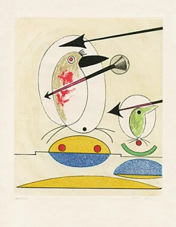 Ets En Aquatint Ernst - 