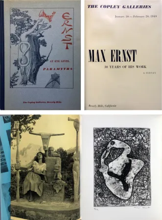 Geïllustreerd Boek Ernst - (The Copley Galleries) AT EYE LEVEL. Paramyths. Max Ernst, 30 years of his work (1949)