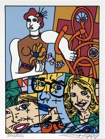 Zeefdruk Erro - From the series 