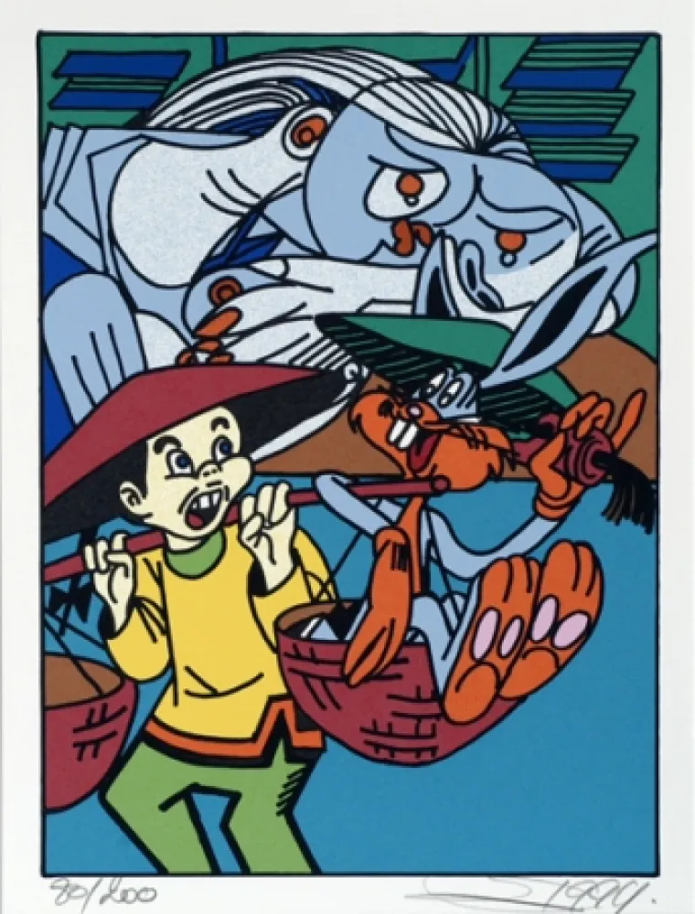 Zeefdruk Erro - From the series 