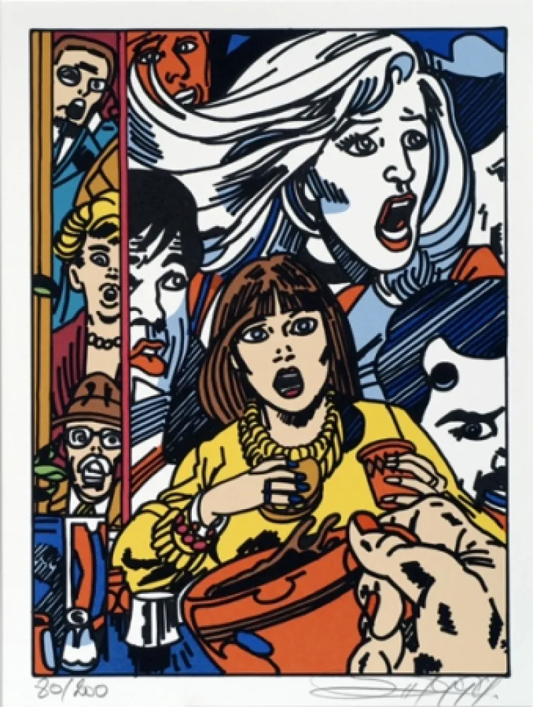 Zeefdruk Erro - From the series 