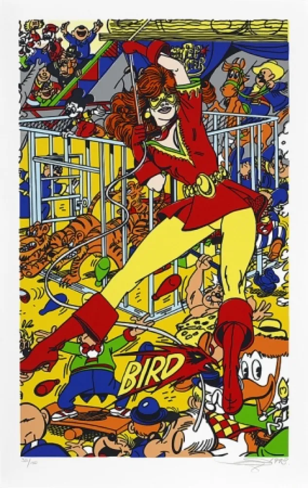 Zeefdruk Erro - La femme fatale III