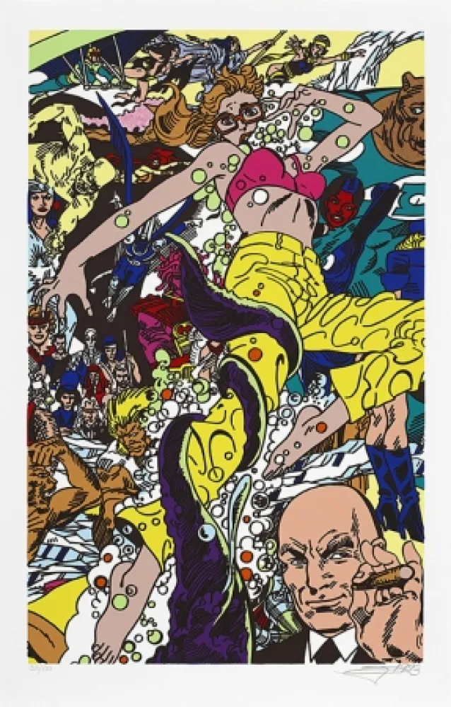 Zeefdruk Erro - La femme fatale IV