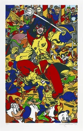 Zeefdruk Erro - La femme fatale V