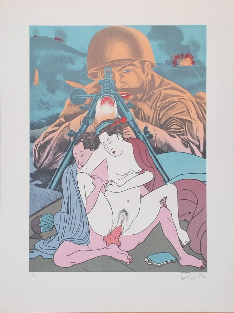 Lithografie Erro - Made in Japan