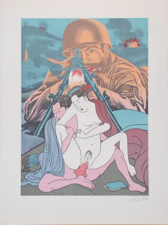 Lithografie Erro - Made in Japan